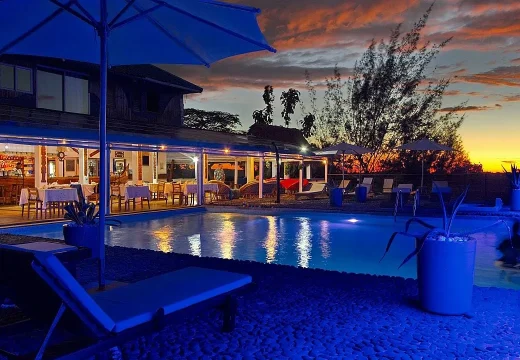 la piscine ambiance nuit