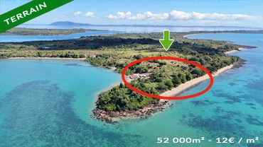 Terrain de 52000m² avec plages privées à Nosy Faly, Madagascar