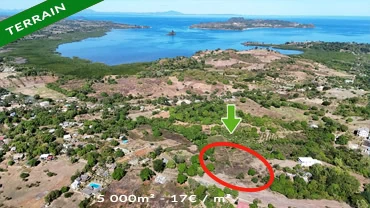 vente terrain andilana à Nosy Be