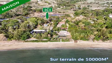 vente maison ankibonivato a l'ouest de nosy-be