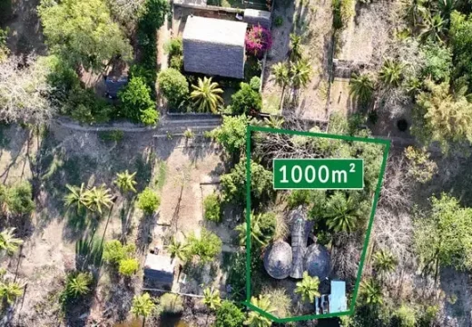 Vue verticale de la parcelle