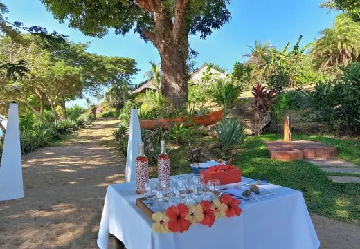 Accueil avec Cocktails au Manga Soa Lodge Accueil avec Cocktails au Manga Soa Lodge