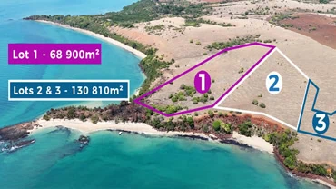 Vente de 20 hectares de terrain à nosy faly pour projet immobilier ou hotelier
