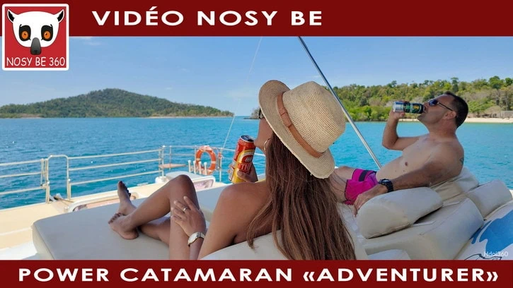 La video réalisée à nosy-be du catamaranadventurer
