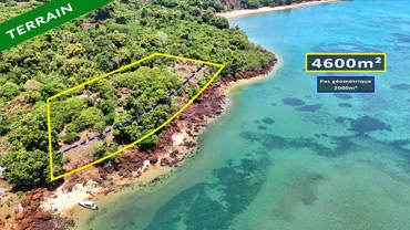 vente terrain nosy faly 4600m