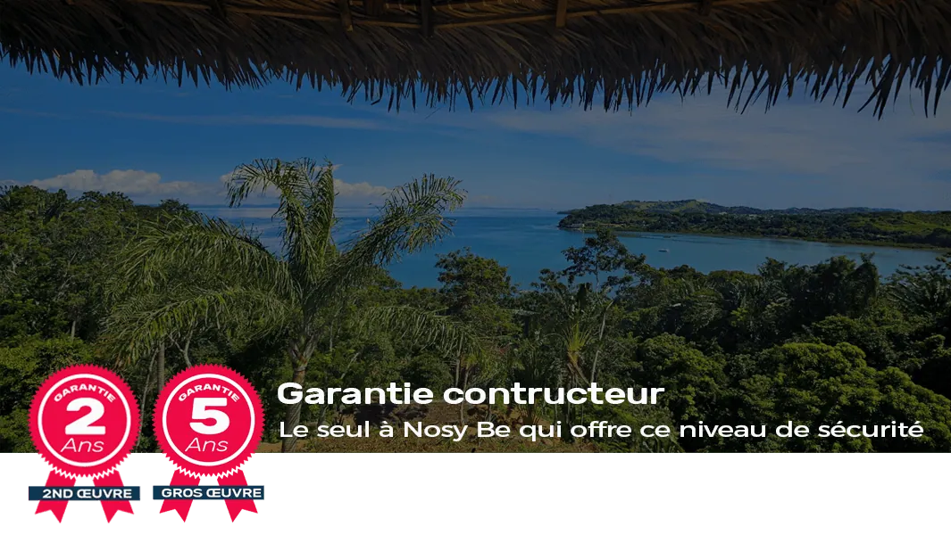garantie constructeur 2 ans pour le second oeuvre et 5 ans pour le gros oeuvre