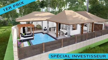 Image à la une du Domaine Résidentiel Lokobe à Nosy Be avec mention premier prix et offre spéciale investisseur, idéal pour acquisition immobilière et rentabilité locative