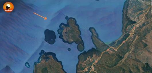 Carte de localisation du terrain pied dans l’eau à Nosy Be, emplacement précis communiqué sur demande