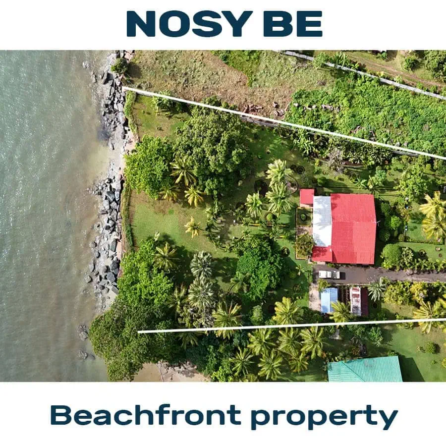 Propriété pied dans l’eau à Nosy Be avec maison et dépendances, opportunité off market
