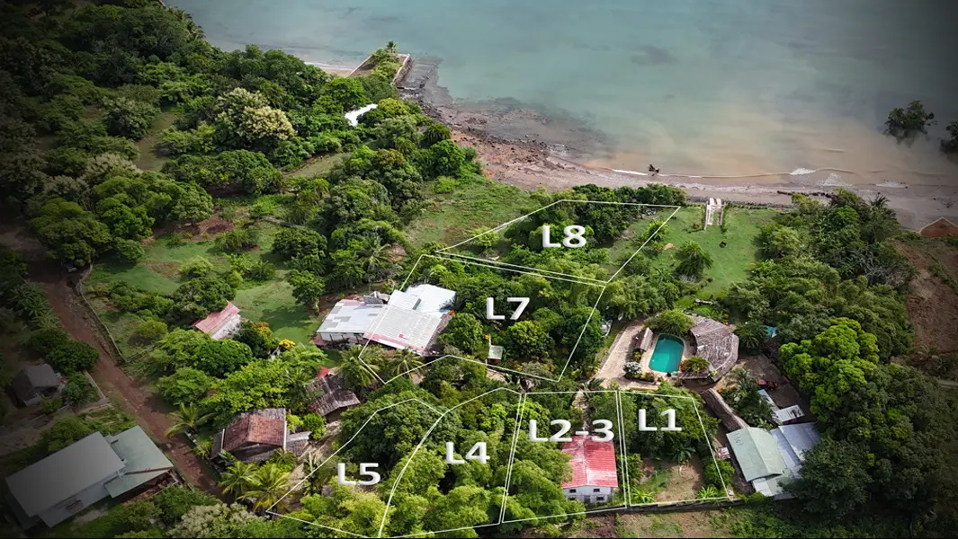  Situation aérienne des parcelles à vendre