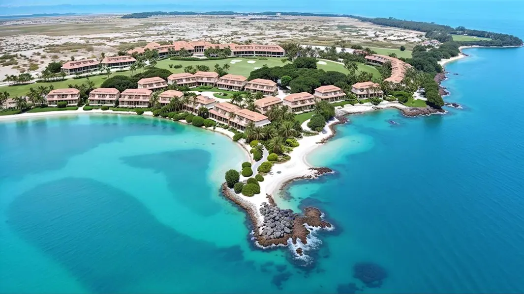 Projection d’un resort hôtelier intégré au littoral de Nosy Faly
